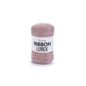 Yarnart 727 Ribbon Lurex Simli Aksesuar Gri Bakır El Örgü İpi