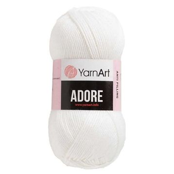 Yarnart Adore 357 İnci Beyazı İplik