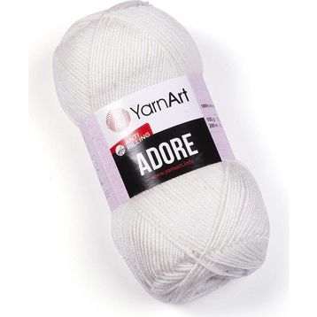 Yarnart Adore 357 İnci Beyazı İplik