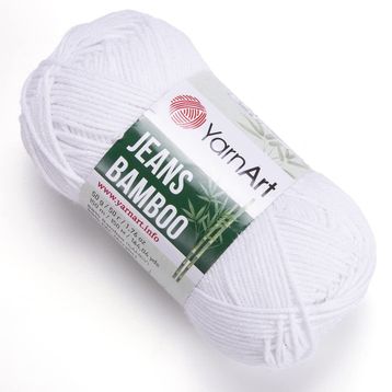Yarnart Jeans Bamboo 101 Beyaz İplik