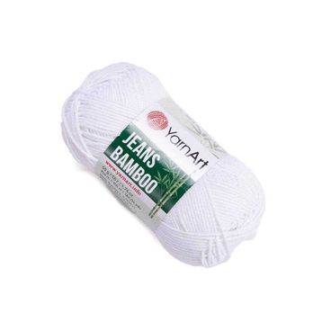 Yarnart Jeans Bamboo 101 Beyaz İplik