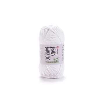 Yarnart Jeans Bamboo 101 Beyaz İplik