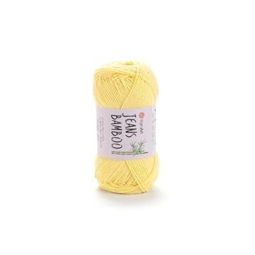 Yarnart Jeans Bamboo 104 Limon Sarı İplik