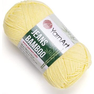 Yarnart Jeans Bamboo 104 Limon Sarı İplik