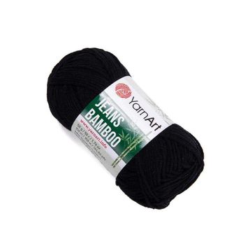 Yarnart Jeans Bamboo 135 Siyah İplik