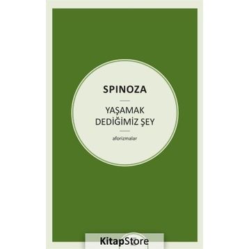 Yaşamak Dediğimiz Şey - Benedictus Spinoza