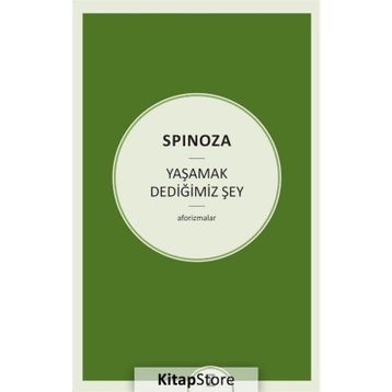 Yaşamak Dediğimiz Şey - Benedictus Spinoza