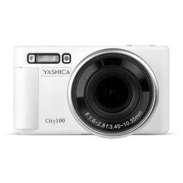 Yashica City 100 Beyaz Dijital Fotoğraf Makinesi