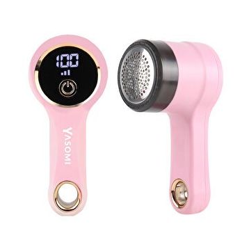 Yasomi Dn-31 Quilmate Pembe Usb Şarj Edilebilir Led Ekran Tiftik Tüy Toplama Makinesi
