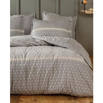 Yataş Amora 160x220 cm Gri Tek Kişilik Nevresim Takımı