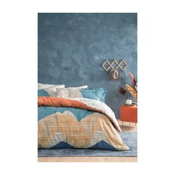 Yataş Bedding Aden Ranforce Lacivert Çift Kişilik Nevresim Takımı