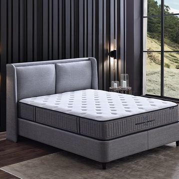 Yataş Bedding Ergocoil Infinity Pro 100x200 cm Tek Kişilik Yatak-Baza-Başlık 3'lü Set