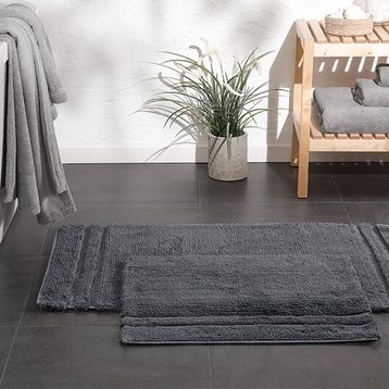 Yataş Bedding Felicia Antrasit 50x60+60x100 cm Banyo Paspası Seti