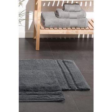 Yataş Bedding Felicia Antrasit 50x60+60x100 cm Banyo Paspası Seti