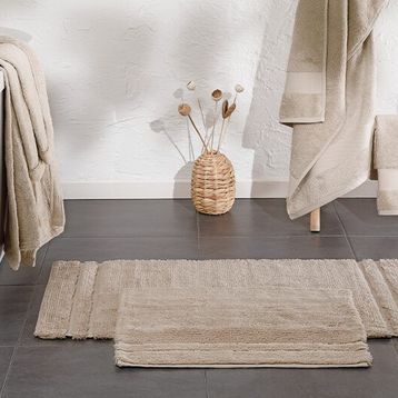 Yataş Bedding Felicia Bej 50x60+60x100 cm Banyo Paspası Seti