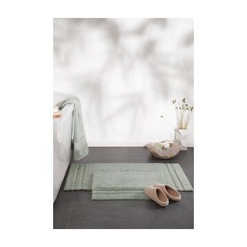 Yataş Bedding Felicia Nil Yeşili 50x60+60x100 cm Banyo Paspası Seti