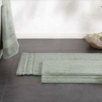 Yataş Bedding Felicia Nil Yeşili 50x60+60x100 cm Banyo Paspası Seti