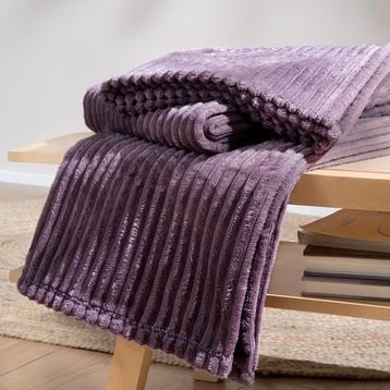 Yataş Bedding Holly Wellsoft Kül Moru Tv Battaniyesi