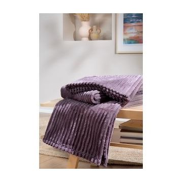 Yataş Bedding Holly Wellsoft Kül Moru Tv Battaniyesi