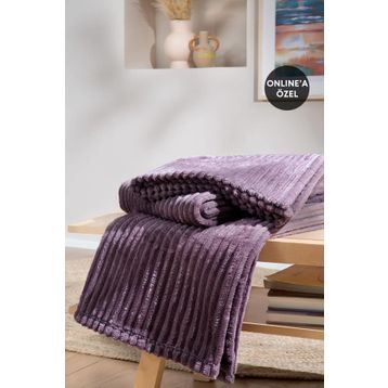 Yataş Bedding Holly Wellsoft Kül Moru Tv Battaniyesi