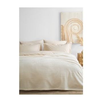 Yataş Bedding Holly Wellsoft Şampanya Çift Kişilik Battaniye
