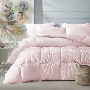 Yataş Bedding Macaron Pembe Çift Kişilik Yorgan Seti