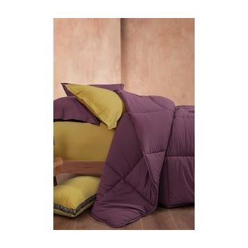 Yataş Bedding Mix&Match Penny 195x215 cm Mürdüm Çift Kişilik Yorgan