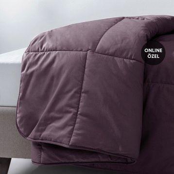 Yataş Bedding Mix&Match Thalia Mürdüm Tek Kişilik Yorgan