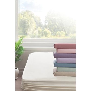 Yataş Bedding Noah 120x200 cm Pudra Lastikli Çarşaf