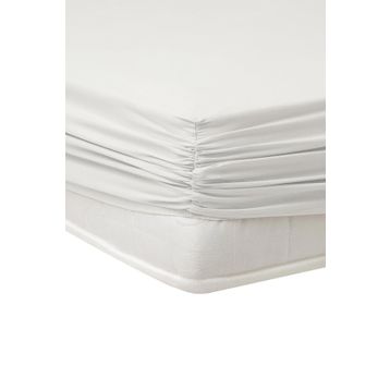 Yataş Bedding Noah Beyaz 100x200 cm Lastikli Çarşaf