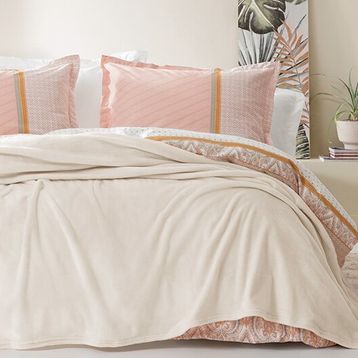 Yataş Bedding Olenna Wellsoft Ekru Çift Kişilik Battaniye