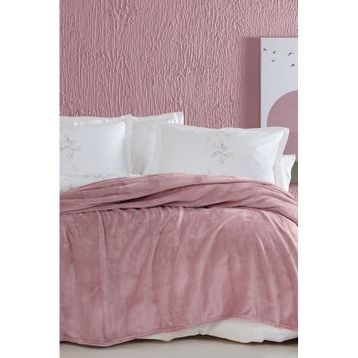Yataş Bedding Olenna Wellsoft Pudra Tek Kişilik Battaniye