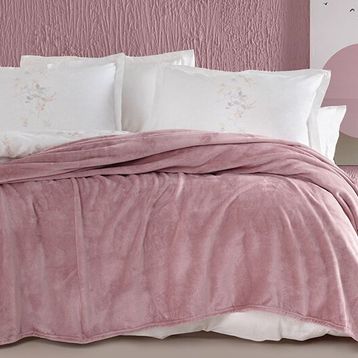 Yataş Bedding Olenna Wellsoft Pudra Tek Kişilik Battaniye