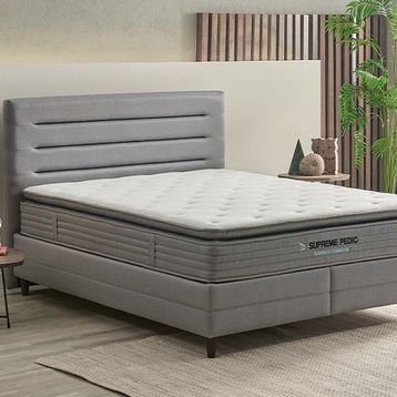 Yataş Bedding Supreme Pedic 120x200 cm Tek Kişilik Yatak-Baza-Başlık 3'lü Set