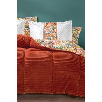 Yataş Bedding Tek Kişilik Diamond Turuncu Triola Set