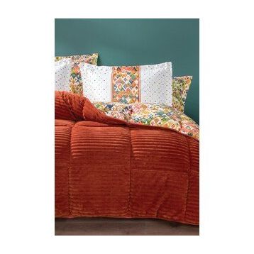 Yataş Bedding Tek Kişilik Diamond Turuncu Triola Set