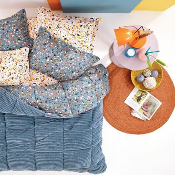 Yataş Bedding Tek Kişilik Terazzo İndigo Triola Set