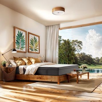 Yatsan Serta Sleep True Azure Bay Hybrid Form Orta Sert Beyaz 90x190 cm Yatak