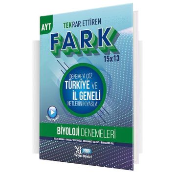 Yayın Denizi AYT Biyoloji Fark 15 x 13 Tekrar Ettiren Denemeleri