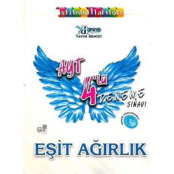 Yayın Denizi AYT Eşit Ağırlık 4'lü Pro Deneme