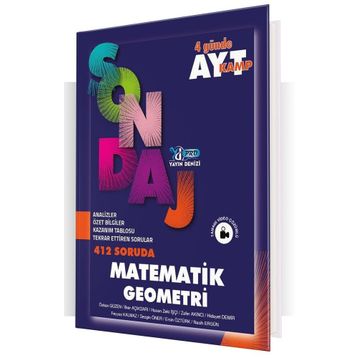 Yayın Denizi AYT Matematik Geometri Pro 412 Soruda Sondaj Kamp