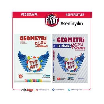 Yayın Denizi TYT AYT Geometri Soru Bankası ve El Kitabı Konu Anlatımı Seti 2 Kitap