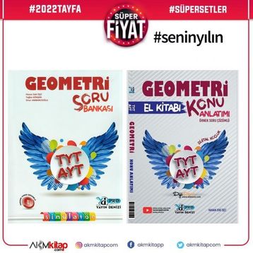 Yayın Denizi TYT AYT Geometri Soru Bankası ve El Kitabı Konu Anlatımı Seti 2 Kitap