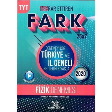 Yayın Denizi TYT Fark Fizik Denemesi