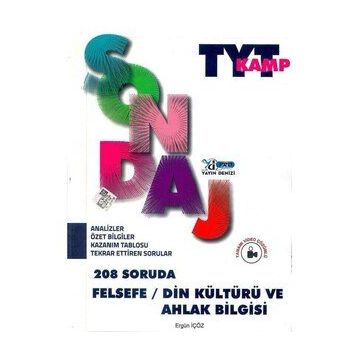 Yayın Denizi TYT Felsefe Din Kültürü ve Ahlak Bilgisi Pro 208 Soruda Sondaj Kamp
