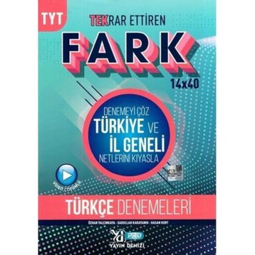 Yayın Denizi TYT Matematik Fark Tekrar Ettiren 14x40 Denemesi