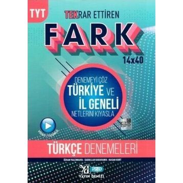 Yayın Denizi TYT Matematik Fark Tekrar Ettiren 14x40 Denemesi