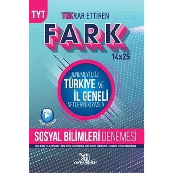Yayın Denizi TYT Sosyal Bilimler Fark Tekrar Ettiren 14x25 Denemesi