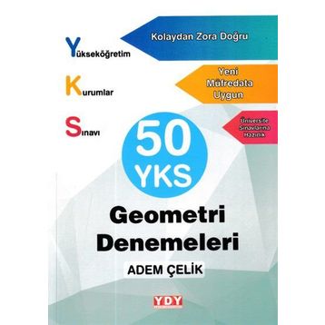 Yayın Dünyamız YKS 50 Geometri Denemeleri - Adem Çelik