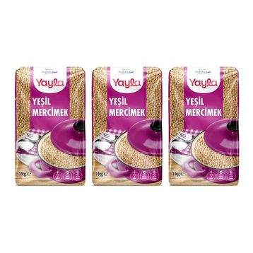 Yayla 1 kg Yeşil Mercimek